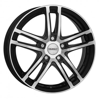 Jante ALIAJ 4X108 DEZENT TZ DARK BLACKACK POL.LIP ET25 4/108 65.10 R16 - Poza 1