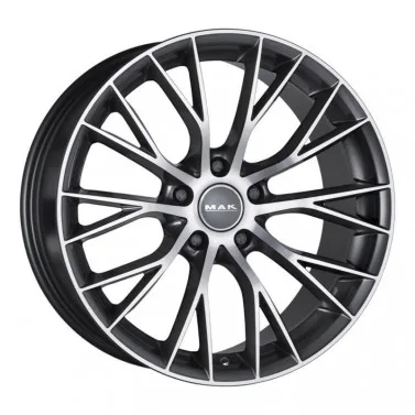 Jante ALIAJ 5X120 MAK MUNCHEN GUN MET-MIRROR FACE ET34 5/120 72.6 R18 - Poza 1
