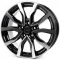 Jante ALIAJ 5X108 MAK HIGHLANDS BLACK MIRROR BLACK MIRROR ET45 5/108 63.4 R18 - Poza 1 miniatura