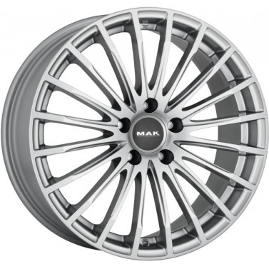 Jante ALIAJ 5X112 MAK STARLIGHT SILVER ET28 5/112 66.6 R19 - Poza 1