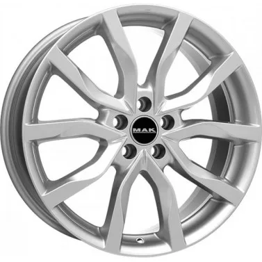 Jante ALIAJ 5X120 MAK HIGHLANDS SILVER ET49 5/120 72.6 R21 - Poza 1