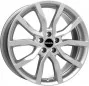 Jante ALIAJ 5X120 MAK HIGHLANDS SILVER ET49 5/120 72.6 R21 - Poza 1 miniatura