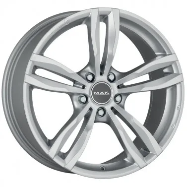 Jante ALIAJ 5X120 MAK LUFT W SILVER ET43 5/120 72.6 R17 - Poza 1
