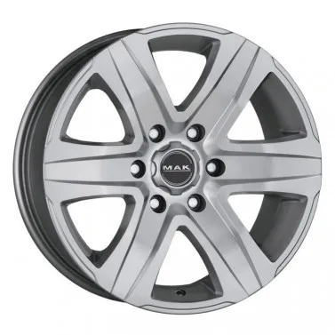 Jante ALIAJ 6X139.7 MAK STONE6 W SILVER ET20 6/139.7 106.1 R16 - Poza 1