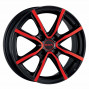 Jante ALIAJ 5X110 MAK MILANO BLACK AND RED ET40 5/110 65.1 R18 - Poza 1 miniatura