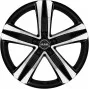 Jante ALIAJ 5X108 MAK STONE5 BLACK MIRROR ET46 5/108 65.1 R17 - Poza 1 miniatura