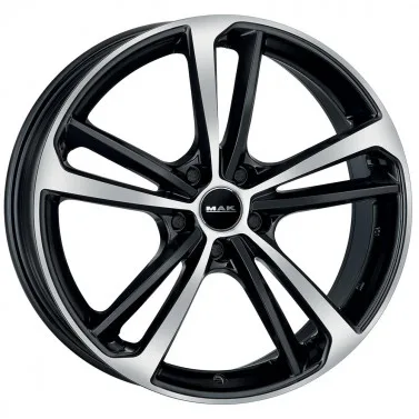 Jante ALIAJ 5X112 MAK NURBURG BLACK MIRROR ET33 5/112 66.45 R21 - Poza 1