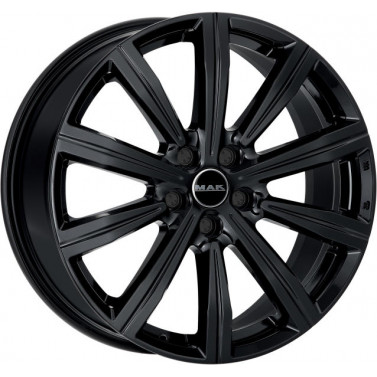 Jante ALIAJ 5X120 MAK BIRMINGHAM GLOSS BLACK ET35 5/120 64.1 R19 - Poza 1