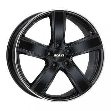 Jante ALIAJ 5X112 MAK TURISMO-D-FF GLOSS BLACK MIRROR RING ET19 5/112 66.45 R21 - Poza 1