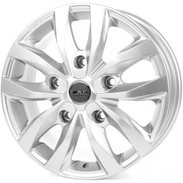 Jante ALIAJ 5X130 MAK LOAD5 SILVER SILVER ET68 5/130 78.1 R17 - Poza 1