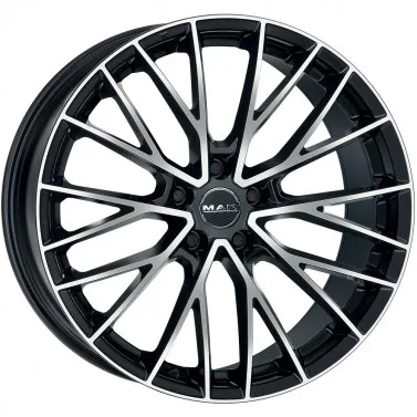 Jante ALIAJ 5X112 MAK SPECIALE BLACK MIRROR ET26 5/112 66.45 R22 - Poza 1