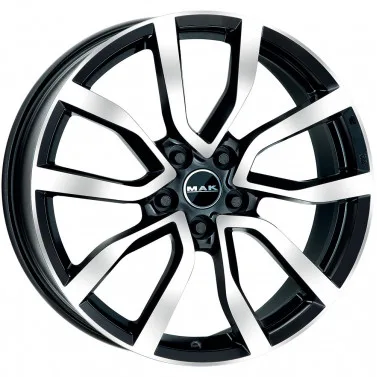 Jante ALIAJ 5X108 MAK MIDLANDS BLACK MIRROR ET42 5/108 63.4 R21 - Poza 1