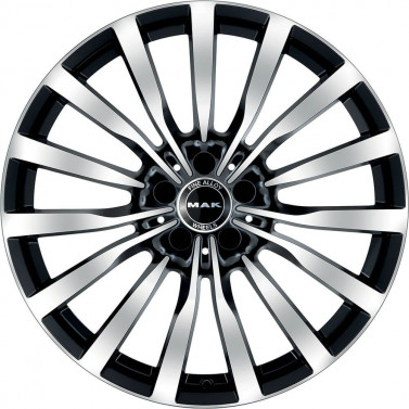 Jante ALIAJ 5X112 MAK KRONE BLACK MIRROR ET60 5/112 66.6 R20 - Poza 1