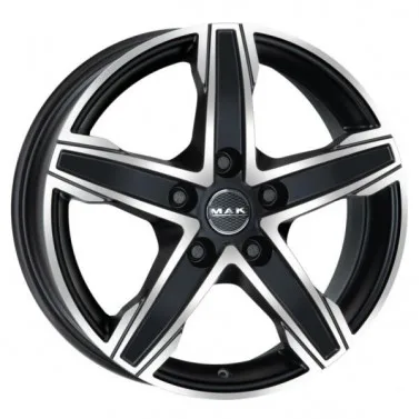 Jante ALIAJ 5X108 MAK KING5 ICE BLACK ET46 5/108 65.1 R16 - Poza 1