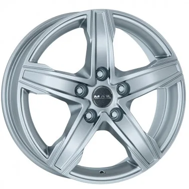Jante ALIAJ 5X130 MAK KING5 SILVER ET33 5/130 84.1 R17 - Poza 1