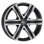Jante ALIAJ 6X130 MAK KING6 ICE BLACK ET54 6/130 84.1 R16 - Poza 1 miniatura