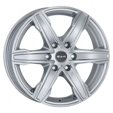 Jante ALIAJ 6X130 MAK KING6 SILVER ET54 6/130 84.1 R16 - Poza 1