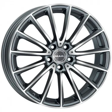 Jante ALIAJ 5X112 MAK KOMET GUN MET-MIRROR FACE ET48 5/112 66.6 R19 - Poza 1