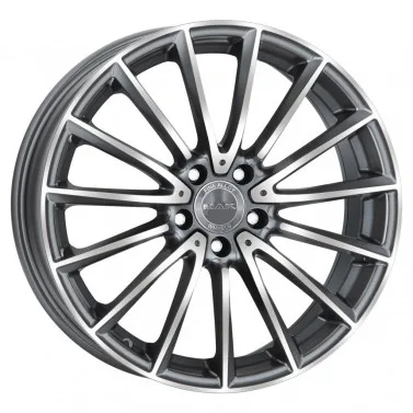 Jante ALIAJ 5X112 MAK KOMET GUN MET-MIRROR FACE ET33 5/112 66.6 R18 - Poza 1