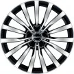 Jante ALIAJ 5X130 MAK KRONE BLACK MIRROR ET52 5/130 84.1 miniatura