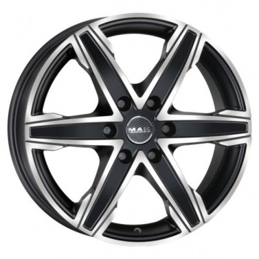 Jante ALIAJ 6X114.3 MAK KING6 ICE BLACK ET30 6/114.3 66.1 R20 - Poza 1