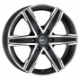 Jante ALIAJ 6X114.3 MAK KING6 ICE BLACK ET45 6/114.3 66.1 R17 - Poza 1 miniatura
