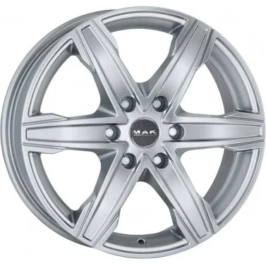 Jante ALIAJ 6X114.3 MAK KING6 SILVER ET45 6/114.3 66.1 R17 - Poza 1