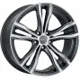 Jante ALIAJ 5X112 MAK X-MODE GUN MET-MIRROR FACE ET40 5/112 66.6 R20 - Poza 1 miniatura
