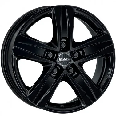 Jante ALIAJ 5X120 MAK STONE5 GLOSS BLACK ET50 5/120 65.1 R16 - Poza 1
