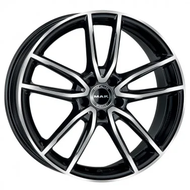 Jante ALIAJ 5X112 MAK EVO BLACK MIRROR ET36 5/112 66.6 R17 - Poza 1