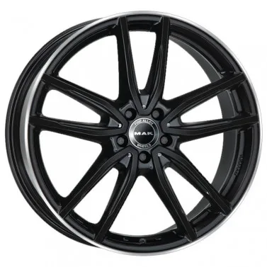 Jante ALIAJ 5X112 MAK EVO GLOSS BLACK ET50 5/112 66.6 R18 - Poza 1