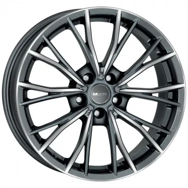 Jante ALIAJ 5X120 MAK MARK GUN MET-MIRROR FACE ET30 5/120 72.6 R18 - Poza 1