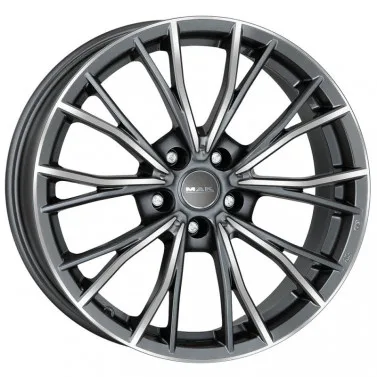 Jante ALIAJ 5X120 MAK MARK GUN MET-MIRROR FACE ET43 5/120 72.6 R18 - Poza 1
