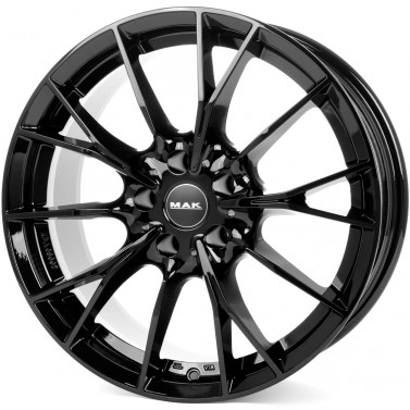 Jante ALIAJ 5X112 MAK FABRIK GLOSS BLACK GLOSS BLACK ET25 5/112 66.6 R19 - Poza 1