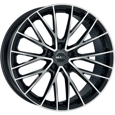 Jante ALIAJ 5X112 MAK SPECIALE-D BLACK MIRROR ET41 5/112 66.6 R20 - Poza 1