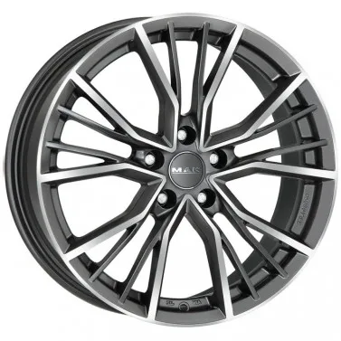 Jante ALIAJ 5X112 MAK UNION GUN MET-MIRROR FACE ET26 5/112 66.45 R22 - Poza 1