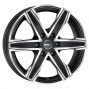 Jante ALIAJ 6X125 MAK KING6 ICE BLACK ET50 6/125 74.1 R16 - Poza 1 miniatura