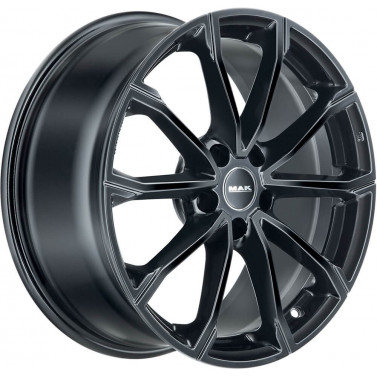 Jante ALIAJ 4X100 MAK DAVINCI GLOSS BLACK ET37 4/100 60.1 R16 - Poza 1