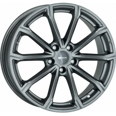 Jante ALIAJ 5X114.3 MAK DAVINCI Titan Metallic ET32 5/114.3 66.1 R16 - Poza 1