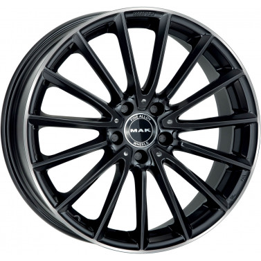 Jante ALIAJ 5X112 MAK KOMET BLACK MIRROR RING ET40 5/112 66.6 R17 - Poza 1