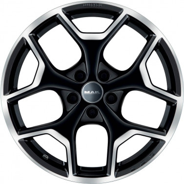 Jante ALIAJ 5X127 MAK LIBERTY BLACK MIRROR ET44 5/127 71.6 R18 - Poza 1