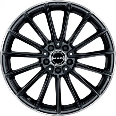 Jante ALIAJ 5X112 MAK KOMET GLOSS BLACK MIRROR RING ET42 5/112 66.6 R18 - Poza 1
