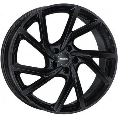 Jante ALIAJ 5X112 MAK KASSEL GLOSS BLACK ET42 5/112 57.1 R18 - Poza 1