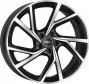 Jante ALIAJ 5X114.3 MAK KASSEL BLACK MIRROR ET40 5/114.3 76 R19 - Poza 1 miniatura