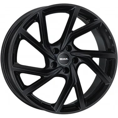 Jante ALIAJ 5X100 MAK KASSEL GLOSS BLACK ET48 5/100 56.1 R19 - Poza 1