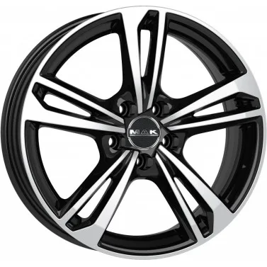 Jante ALIAJ 4X100 MAK EMBLEMA BLACK MIRROR ET40 4/100 72 R16 - Poza 1