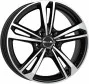 Jante ALIAJ 4X100 MAK EMBLEMA BLACK MIRROR ET40 4/100 72 R16 - Poza 1 miniatura