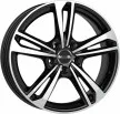 Jante ALIAJ 4X100 MAK EMBLEMA BLACK MIRROR ET40 4/100 72 miniatura