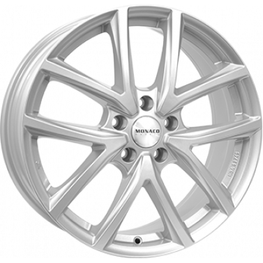 Jante ALIAJ 5X108 MONACO WHEELS 2 CL2 Silver Silver ET45 5/108 65.1 R16 - Poza 1