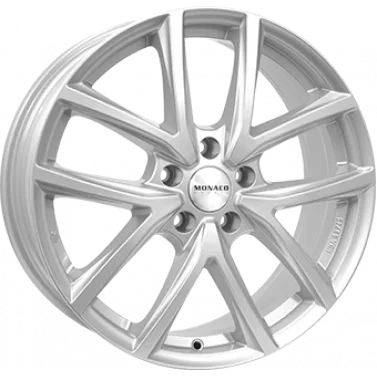 Jante ALIAJ 5X108 MONACO WHEELS 2 CL2 Silver Silver ET45 5/108 70.1 R17 - Poza 1